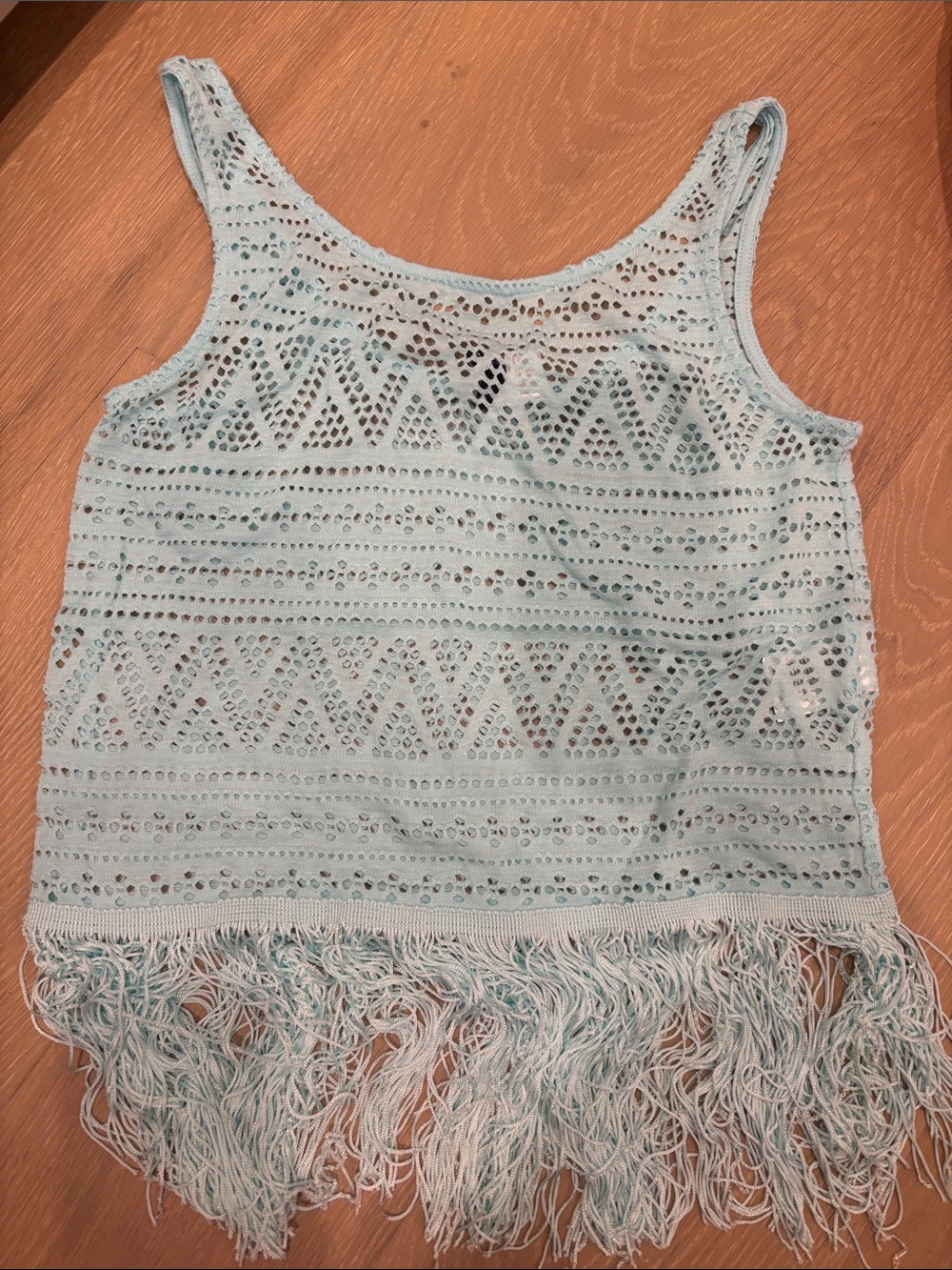 Crochet Fringe Tank Top